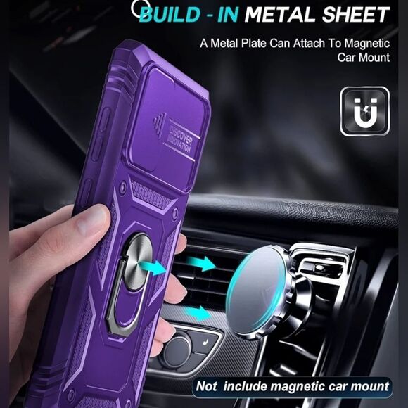 🔸️NIB Purple Galaxy S20 FE 5G Screen Protector & Phone Case Set - Picture 6 of 9